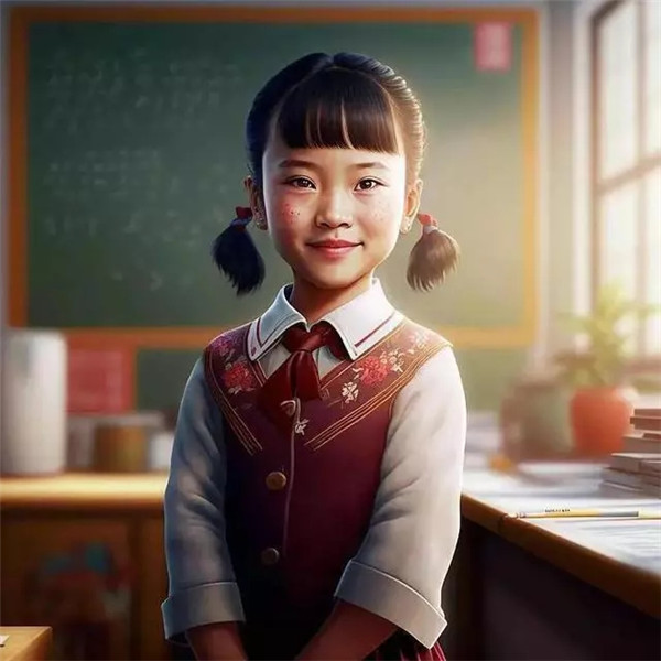 职业女生头像可爱AI绘画高清图片