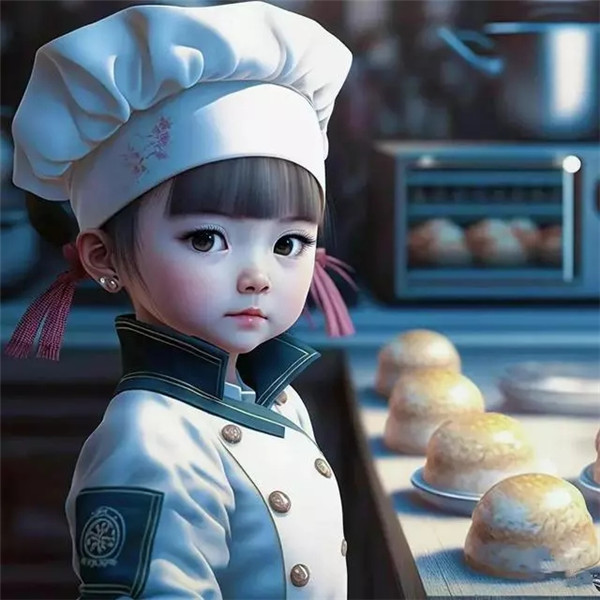 职业女生头像可爱AI绘画高清图片
