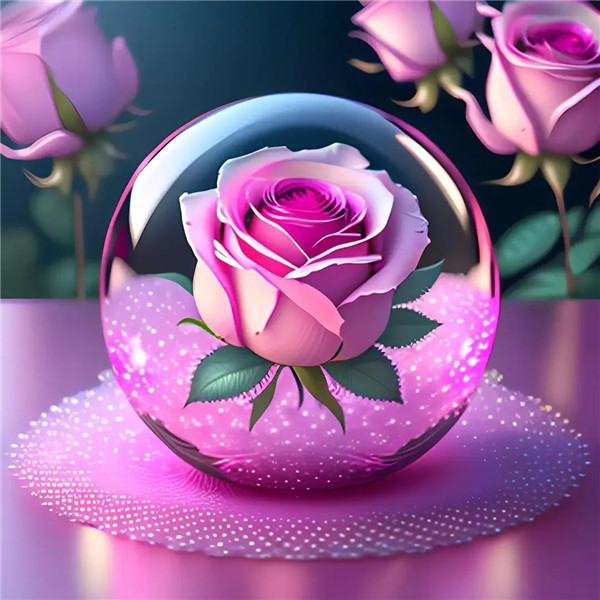 精美绝伦花朵头像图片