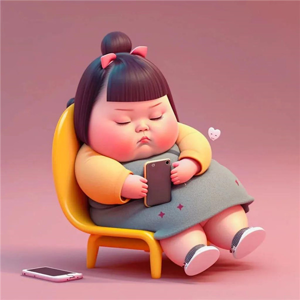 胖妞可爱头像图片