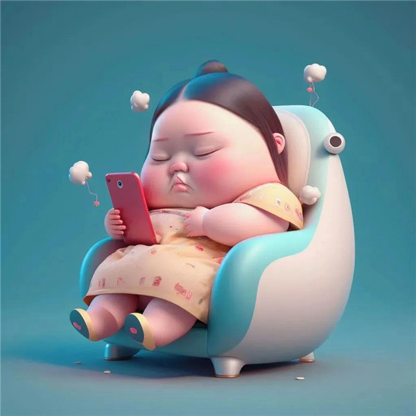 胖妞可爱头像图片