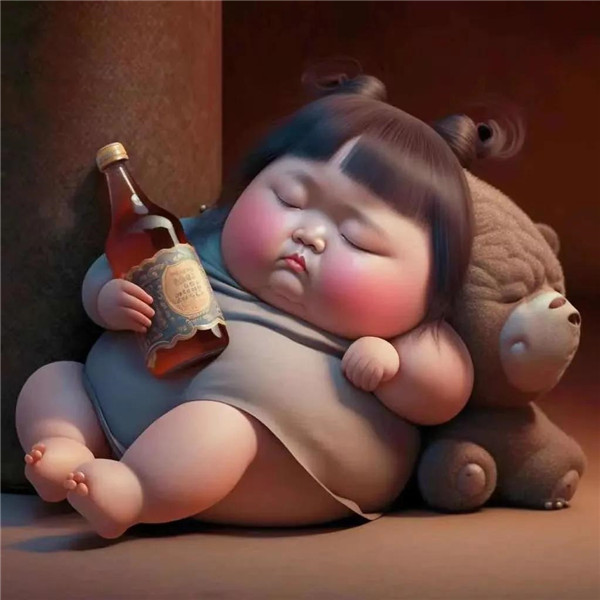 胖妞可爱头像图片