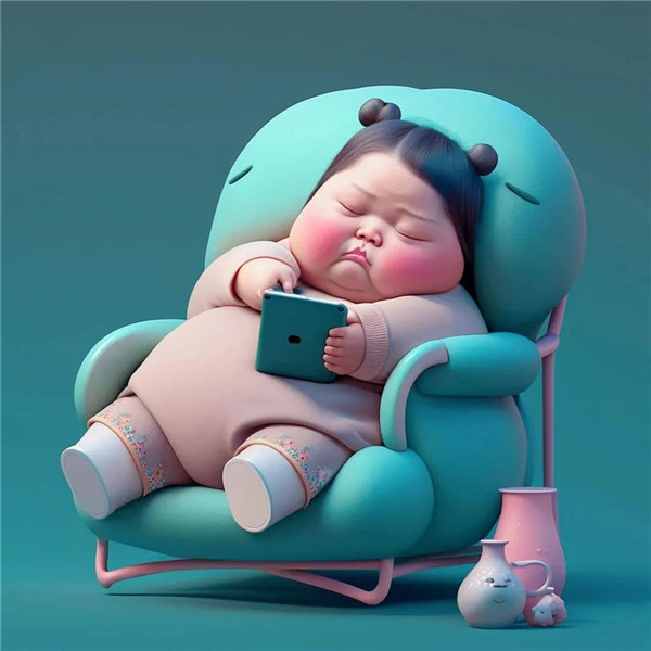 胖妞可爱头像图片