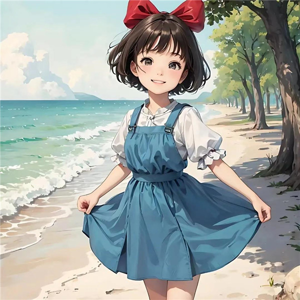 温煦人心治愈系动漫阳光女孩头像图片