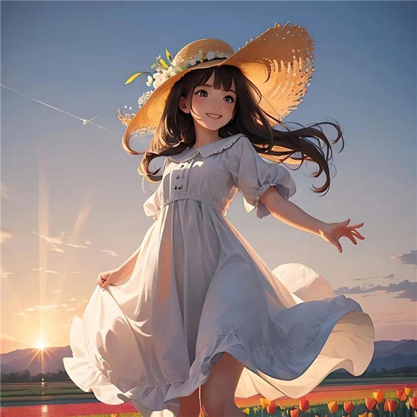 温煦人心治愈系动漫阳光女孩头像图片