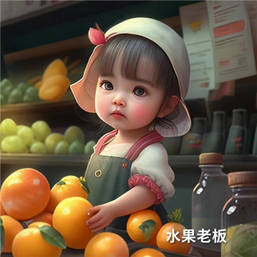 职业工作者萌娃小孩子漫画头像图片