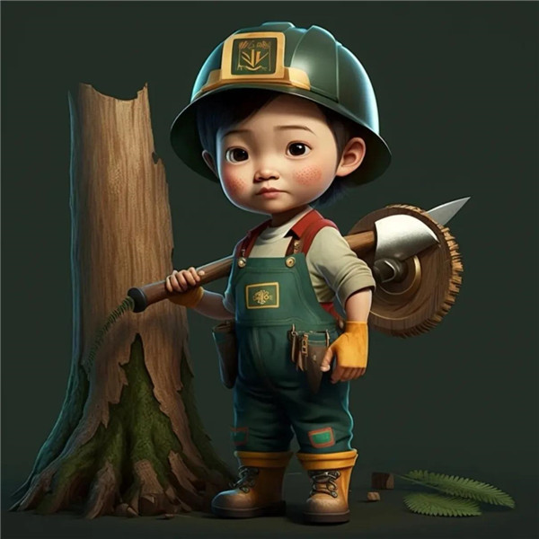 AI绘画版职业头像图片