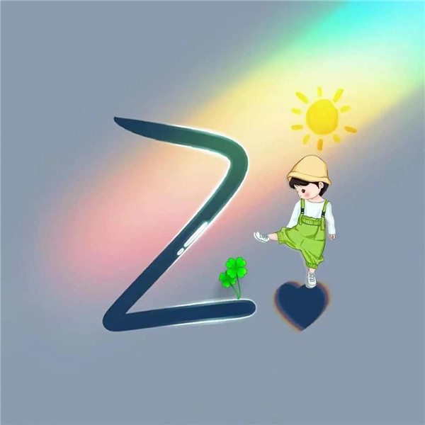 可爱极简微信字母头像图片