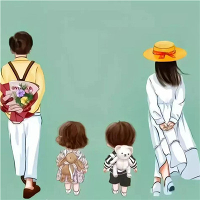 抖音最火的亲子头像图片