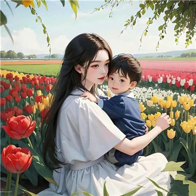 抖音最火的亲子头像图片