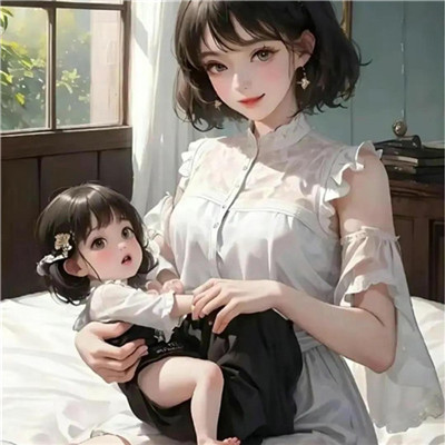 抖音最火的亲子头像图片