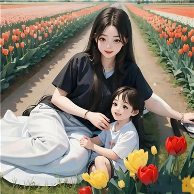 抖音最火的亲子头像图片