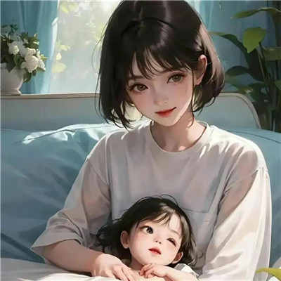抖音最火的亲子头像图片
