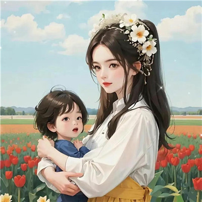 抖音最火的亲子头像图片