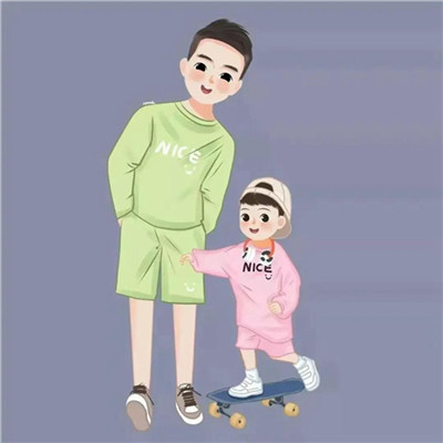 抖音最火的亲子头像图片