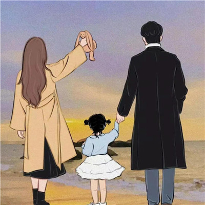 抖音最火的亲子头像图片