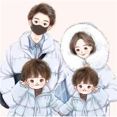 抖音最火的亲子头像图片