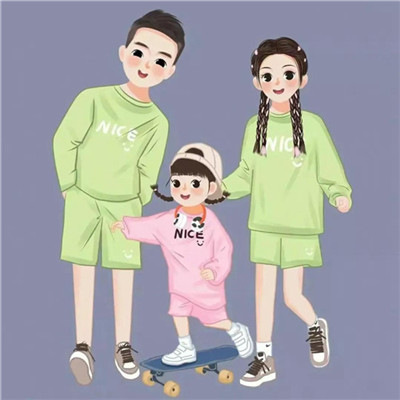 抖音最火的亲子头像图片