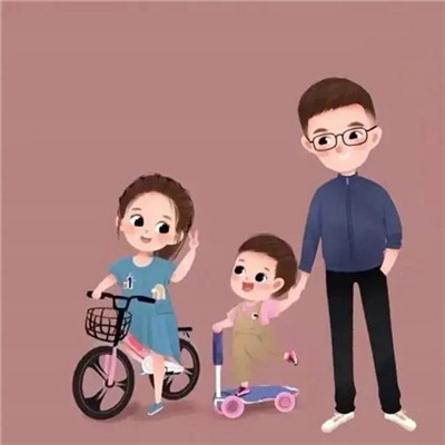 最近很火的亲子头像图片
