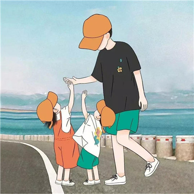 一家人温馨的亲子头像图片