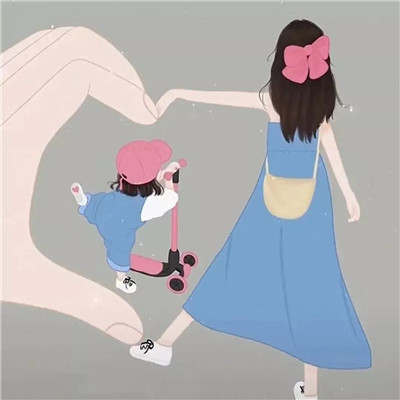 一家人温馨的亲子头像图片