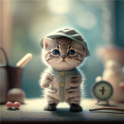 可爱猫猫百变职业打工人头像图片