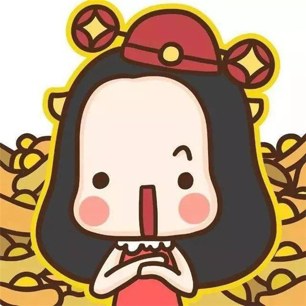 超可爱的跨年情侣头像图片