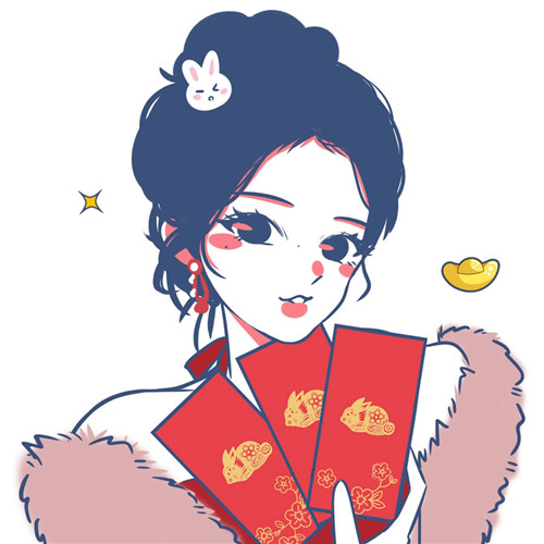 超可爱的跨年头像图片