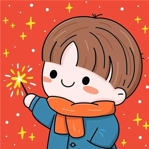 超可爱的跨年头像图片