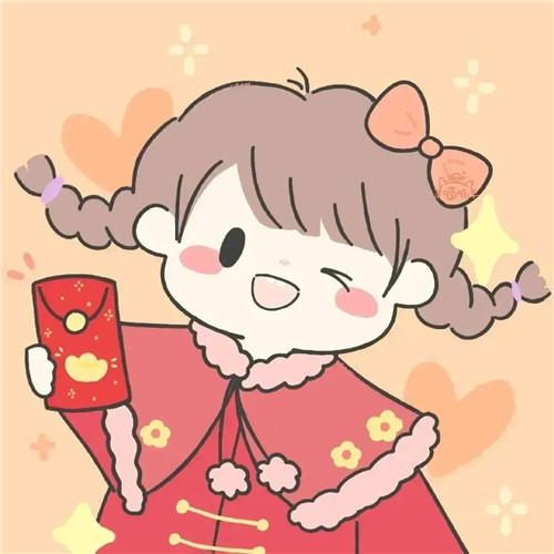 超可爱的跨年头像图片