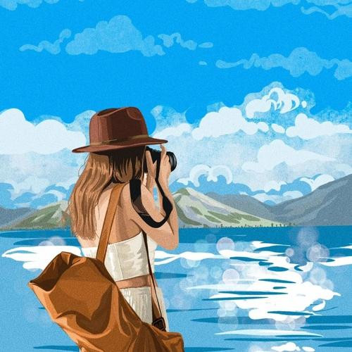 旅游头像图片大全女唯美高清