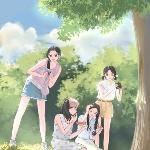 闺蜜旅行头像图片