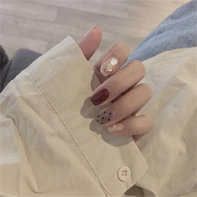 突出美甲照片的头像