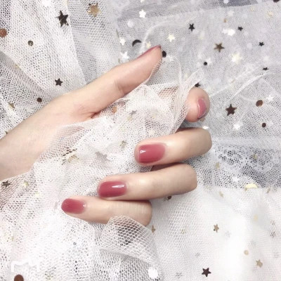 突出美甲照片的头像