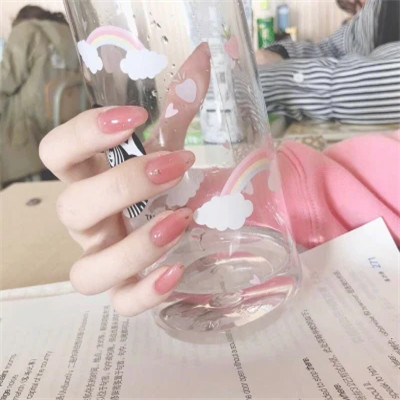突出美甲照片的头像