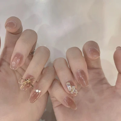 突出美甲照片的头像