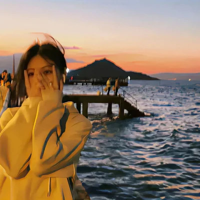 自由而浪漫的氛围感女头图片
