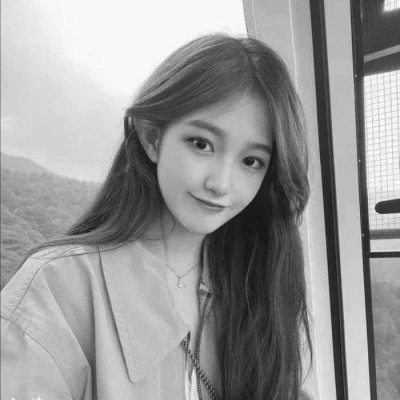 女生微信黑白头像