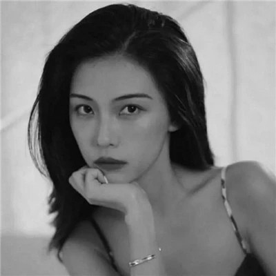 女生微信黑白头像