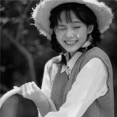 女生微信黑白头像