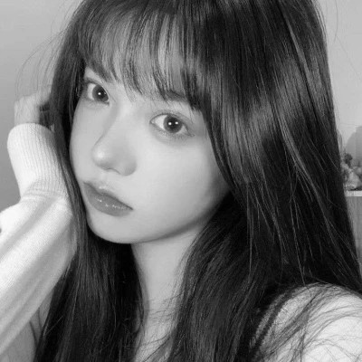 女生微信黑白头像