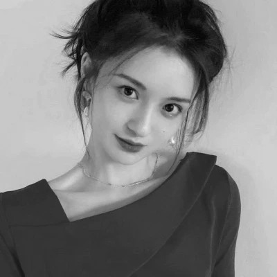 女生微信黑白头像