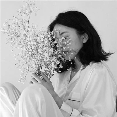 女生微信黑白头像