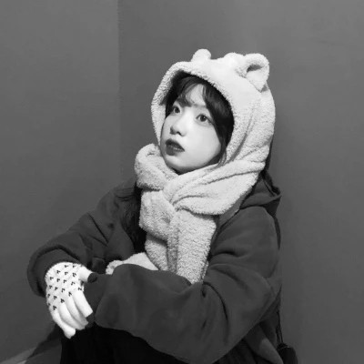 女生微信黑白头像