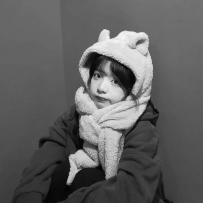 女生微信黑白头像