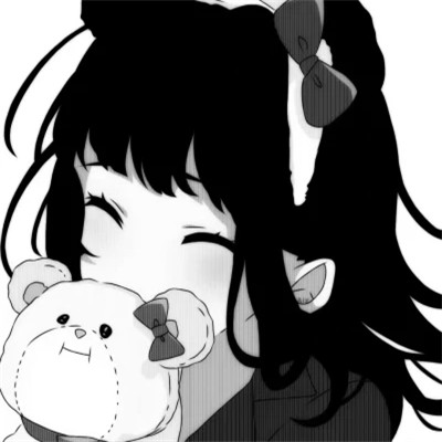 CP头像一人一半动漫黑白