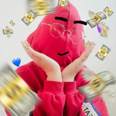 2025暴富有钱搞怪沙雕头像图片