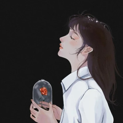 情侣单人头像一男一女ins