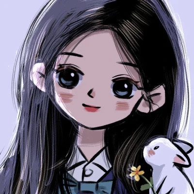 宠溺情头一男一女分开高清图片