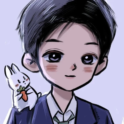 宠溺情头一男一女分开高清图片